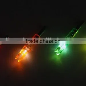 New Arrivel 6.30mm Light Nock for Carbon/ Fiberglass Shafts Compound Light Nock PE Archery Arrow Nock thumbnail-1