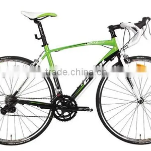 Shaped Frame Alloy Sports Racing Road Bike thumbnail-1