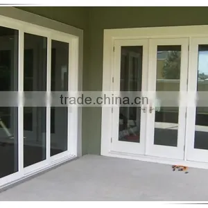 Solid Sliding Door and Forsted Carved PVC Door thumbnail-6