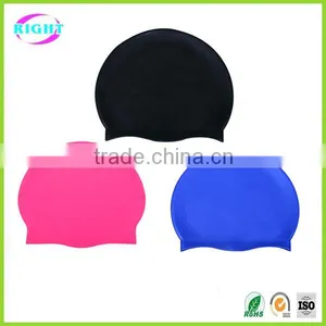 Long Hair Silicone Swimming Cap/swimming Head Cap thumbnail-1