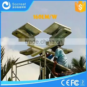 CE,RoHS Certification and Aluminum Alloy Lamp Body Material Trade Assurance Solar Led Street Lights With 50w 65w Solar Panel thumbnail-1