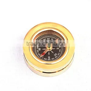 Beautiful Nautical Brass Paperweight Compass With Rosewood Box 13424 thumbnail-2