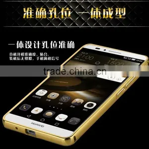 Luxury Metal Aluminum Bumper Mirror Phone Case For Huawei Mate 7 thumbnail-2