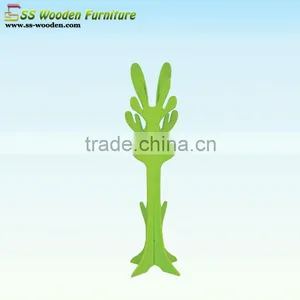 Wooden Tree Shaped Coat Hangers TH-1204040B thumbnail-1