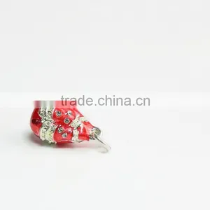 Customized Metal Red Enamel Pendant thumbnail-1