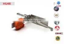 Electric Lock Picking Tools for Buick Car Key Locksmith HU46 2 in 1 Auto Pick and Decoder thumbnail-1