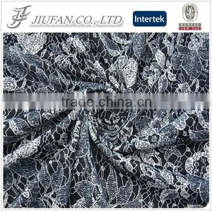 Jiufan Textile Good Quality Printing Polyester Spandex Roma /Ponte Roma Stretch Lycra Knitted Fabric For Garment Shaoxing thumbnail-3