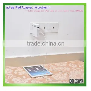 Universal Wall Charger With Battery Power Bank AC Plug Travel Charger HY-UP015 Adapter thumbnail-3