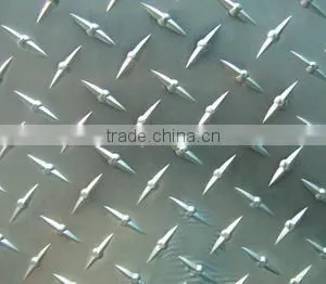 Aluminum Tread Plate 1100 1050 1060 Embossed Aluminum Sheet thumbnail-1