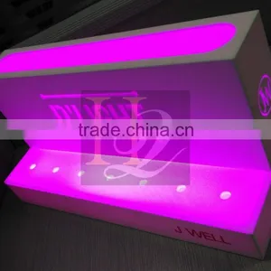 Acrylic Makeup Display Stand With Different Color LED Light thumbnail-4
