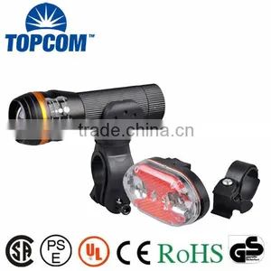 Rechargeable Battery Powered Super Bright LED Bike Lights thumbnail-1