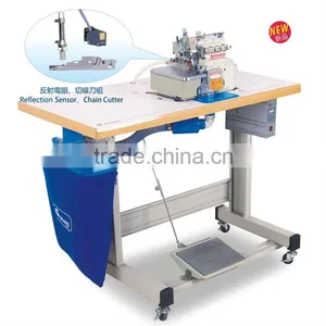 Automatic Chain Cutter & Suction Device & Servo Motor With Over-lock Machine thumbnail-1
