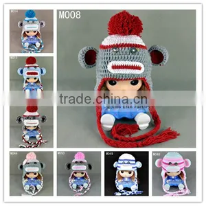 Cute Animal Beanie Custom Knitted Infant Crochet Hats Pattern thumbnail-1