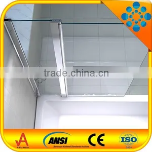 High Quality 8mm Clear Tempered Shower Glass High Quality Glass Shower Enclosure thumbnail-1