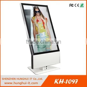 55inch Floor Standing 3g Wifi Multimedia Network Shopping Mall Advertising Touch Screen Kiosk thumbnail-1