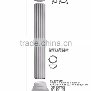Roman Pillar Design With High Quality and Good Price Beautiful Polystyrene Crown Roman Pillars Column Molds for Sale thumbnail-2