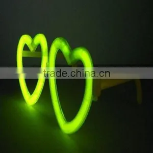 Hart Shape Glow Stick Light Eyeglasses Glow in the Dark Glasses thumbnail-1
