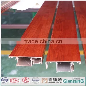American Oak Purplish Red Open Coated Aluminium Windowdoor and Sections/ Aluminium Extrusion Profiles for the Window and Door thumbnail-2