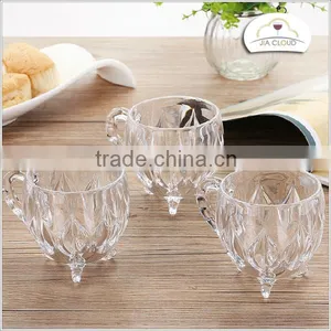 Glass Cup With Handle Glass Clear Tea Cups thumbnail-1