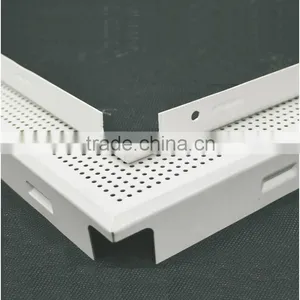Class A2 Fireproof Aluminum Ceiling Open Frame Ceiling Perforated Clip In Ceiling thumbnail-2