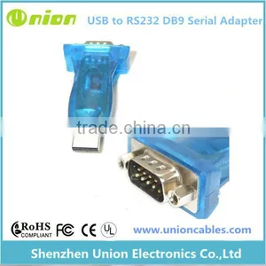 USB 2.0 to Rs232 Serial 9 Pin Db9 Adapter thumbnail-1