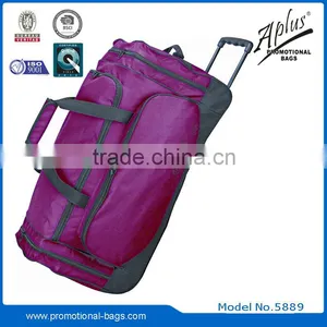 Travel Travelling Duffel Luggage Storage Trolley Bag With Wheels thumbnail-6