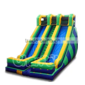 OEM Mini Outdoor Playground Used Inflatable Dry Slide thumbnail-2
