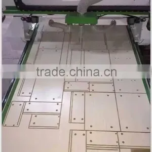 Automatic Wood Carving Machine Loading and Unloading Panel Furniture Production Line Best Price for Sale thumbnail-3