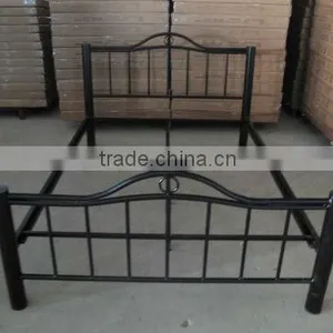 Latest Design Curved Double Metal Bed thumbnail-1
