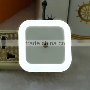 US EU AU Mini LED 0.5W Night Light Control Auto Sensor Baby Bedroom Lamp Square Four Color Led Light AC110-220V LED Night Light thumbnail-1