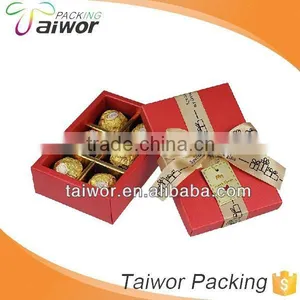 Custom Logo High Quality Paper Chocolate Box With Paper Tray thumbnail-1