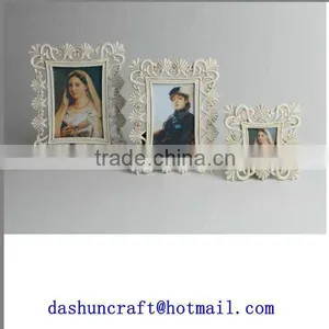 DS4025L,M,S White Photo Frame Wedding Souvenir Elegant Home Decor thumbnail-1