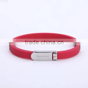 Noproblem P023 Germanium Tourmaline Power Elastic Stainless Steel Bracelet thumbnail-5