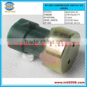 MT1353 COMPRESSOR SWITCH 10S GREEN Application for CHRYSLER PT Cruiser /DODGE Neon / DODGE SX OE# 4773101/4798599/5014574AA thumbnail-1