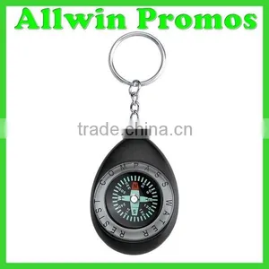 Promotional Customized Oval Compass Keychain thumbnail-5
