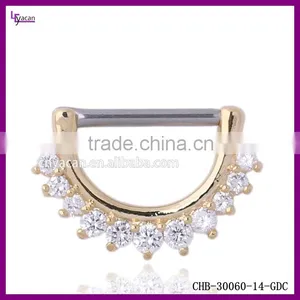 Adhesive Body Jewelry Beautiful Nipple Ring thumbnail-1