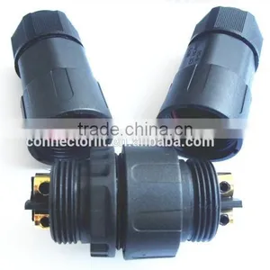2 +2 Pin Male and Female Sealed Waterproof Industrial Connector thumbnail-1