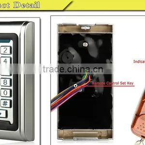 Wiegand Input Backlight Metal Rfid Waterproof Control Keypad thumbnail-2