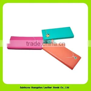 14332 Low Price Fashion Lady Silk Flowers Beauty Girls Leahter Wallet thumbnail-5