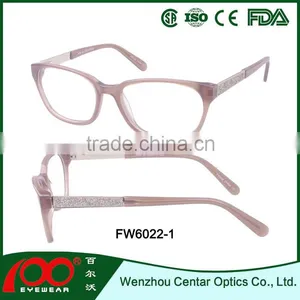 Hotsale Acetate With Metal Spring Hinge Temple Spectacle Frames Eyeglasses thumbnail-3