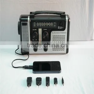 Portable With Muilti-band 2015 Hot Sale Solar Dynamo Radio Solar Powered Flashlight Radio thumbnail-6