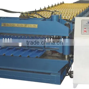 Double Layer Cold Wall/roof Roll Forming Machine thumbnail-1