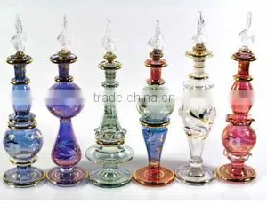 High Quality Egyptian Blown Glass Perfume Bottles thumbnail-1