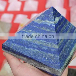 Crystal Pyramid Paperweight Wholesale / All Sizes of Crystal Pyramid / Lapis Lazuli Carving Pyramid Sale thumbnail-1