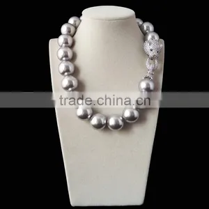 2016 Fashion Natural South Sea Shell Pearl Necklace Luxury Woman thumbnail-5