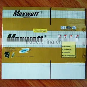 R6 SIZE AA UM-3 DRY CELL BATTERY 100DOZ OUTER CARTON thumbnail-1