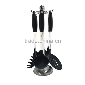 Set of 6 Silicone Kitchen Utensil Innovation Cooking Tools With 304 Stainless Steel Handle thumbnail-3