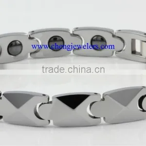 Online Jewelry Shopping Tungsten Steel/ Jewelry Men, Valentine Romantic Gift, Bracelet for Him thumbnail-1