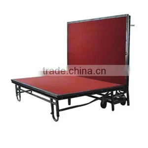 Portable Collapsible Stage/used Metal Collapsible Stage/ Used Hotel Moverable Collapsible Stages (HT201) thumbnail-2