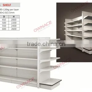 High Quality Supermarket Gondola Shelving System thumbnail-3